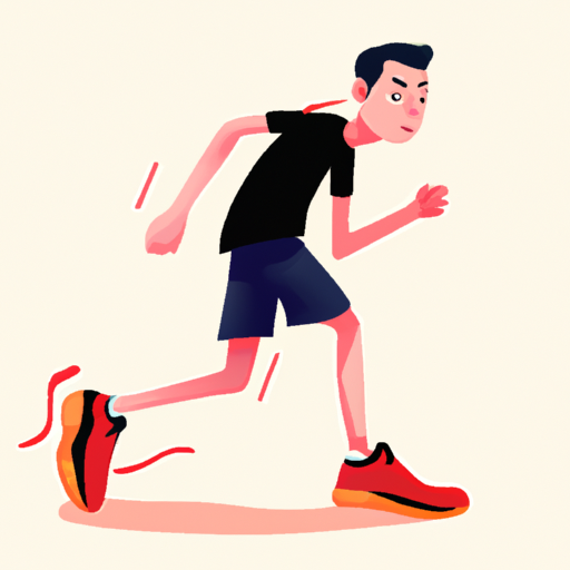 1. רץ שחווה אי נוחות בזמן ריצה בנעליים רגילות